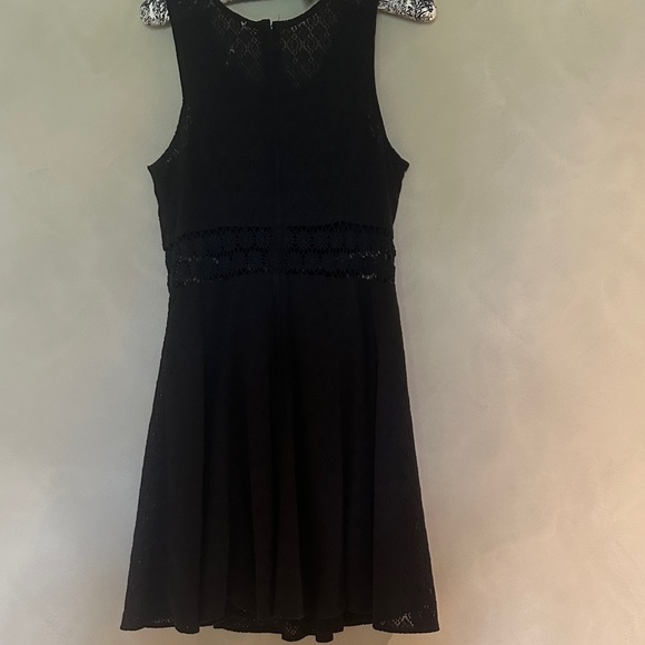 Free People Lacey Eyelet Cutout Dress A-line Mini Daisy Sleeveless Classy - Picture 5 of 6